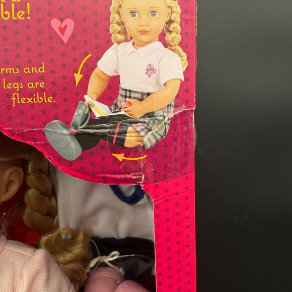 Our Generation Hally Storybook & Accessories 18" Posable School Doll READ - Picture 3 of 8